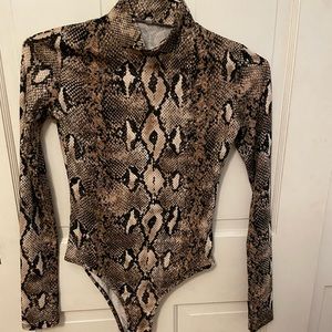 Snake skin bodysuit